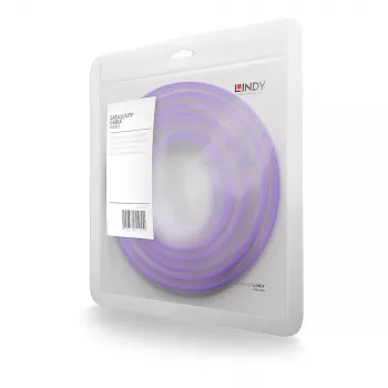 Tinklo kabelis Lindy 3m Cat.6 RJ-45 U/UTP Violetinis