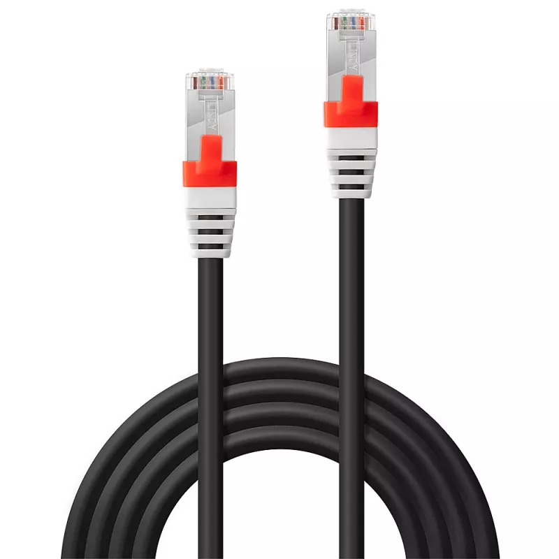 Lindy Cat.6A SSTP / S/FTP tinklo kabelis RJ-45 2m juodas