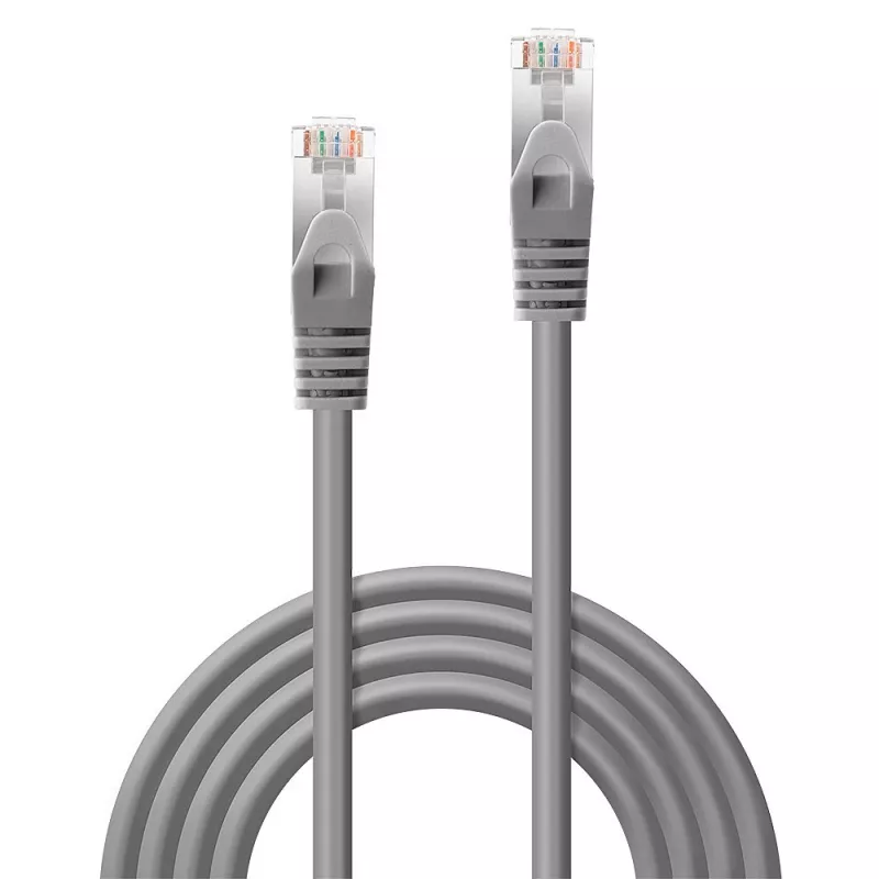 Lindy 47243 tinklo kabelis pilkas 1,5 m Cat6 F/UTP (FTP)