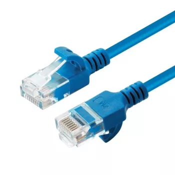 Microconnect V-UTP6A0015B-SLIM tinklo kabelis mėlynas 0,15 m Cat6a U/UTP
