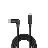 Lindy 0,5 m USB 3.2 tiesus USB-C į 90° kampu lenktą USB-C laidą, 10 Gbps