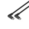 Lindy 1,5 m USB 3.2 dešinės pusės USB-C į dešinės pusės USB-C laidas, 10 Gbps