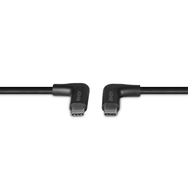 Lindy 1,5 m USB 3.2 dešinės pusės USB-C į dešinės pusės USB-C laidas, 10 Gbps