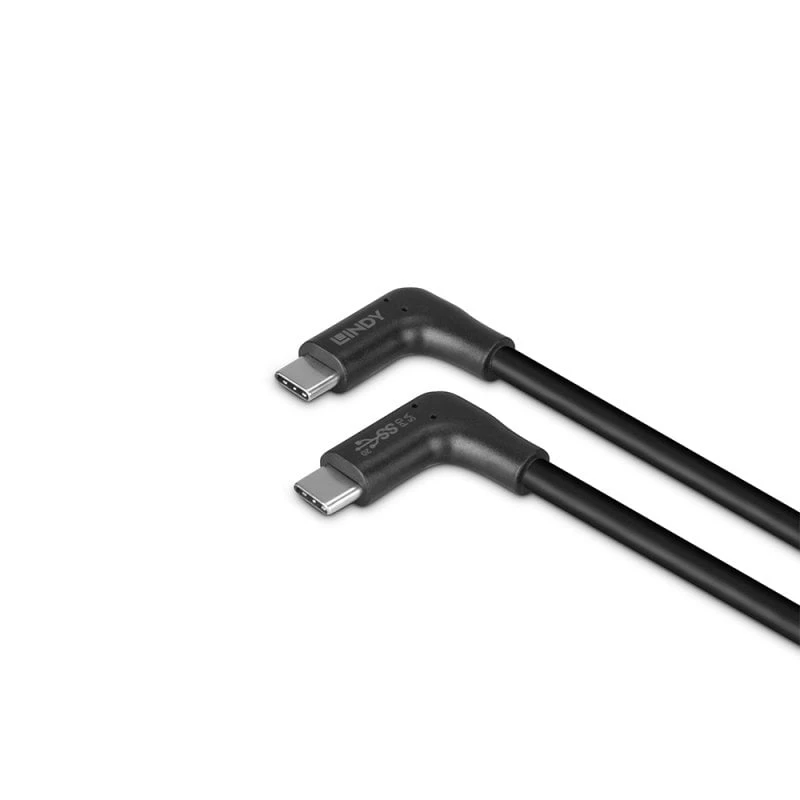 Lindy 1,5 m USB 3.2 dešinės pusės USB-C į dešinės pusės USB-C laidas, 10 Gbps