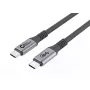 Microconnect USB4CC025 USB laidas USB4 Gen 3x2 0,25 m USB C juodas