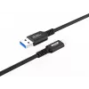 Microconnect USB3.2AC025 USB kabelis USB 3.2 Gen 2 (3.1 Gen 2) 0,25 m USB C USB A Juoda