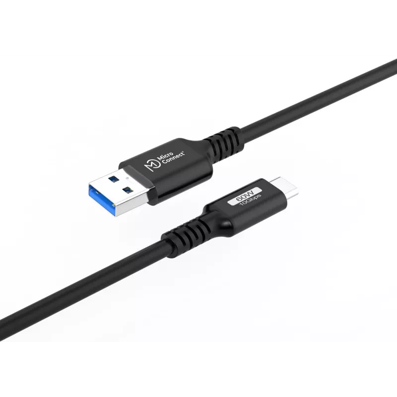Microconnect USB3.2AC025 USB kabelis USB 3.2 Gen 2 (3.1 Gen 2) 0,25 m USB C USB A Juoda
