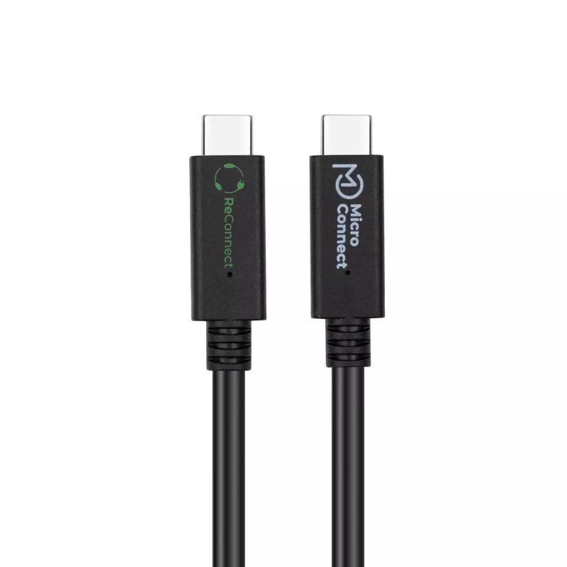 MicroConnect ECO-USB3.2CC1.5 USB-C laidas 1,5 m juodas