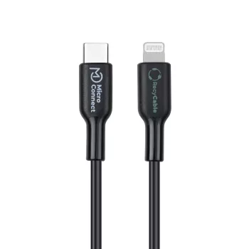 MicroConnect ECO-USB3.1CL1 Lightning laidas 1m juodas USB C