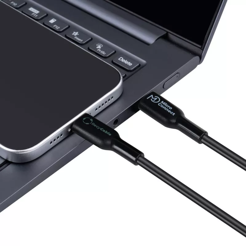 MicroConnect ECO-USB3.1CL1 Lightning laidas 1m juodas USB C