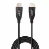 Lindy 100 m hibridinis šviesolaidinis HDMI 8K60 laidas, 48 Gbit/s, juodas