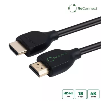 Microconnect ECO-MC-HDM19190.5V2.0 HDMI laidas 0,5 m HDMI A tipo (standartinis) Juodas