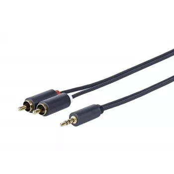 Vivolink PROMJRCA7 garso kabelis 7 m 3.5 mm 2 x RCA juodas