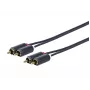 Vivolink PRORCARCA5 garso kabelis 5 m 2 x RCA juodas