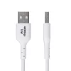 StarTech.com 1m USB-A į USB-C įkrovimo ir sinchronizavimo laidas, 3A, USB 2.0, TPE apvalkalas - baltas