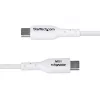 StarTech.com 1m USB-A į USB-C įkrovimo ir sinchronizavimo laidas, 3A, USB 2.0, TPE apvalkalas - baltas