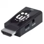 Manhattan HDMI į VGA keitiklis su garsu, 1080p, kištukas į lizdą, Micro-USB papildomam maitinimui, juodas, 3 metų garantija
