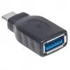 Manhattan USB-C į USB-A adapteris, vyriškas į moterišką, 5 Gbps (USB 3.2 Gen1), juodas, viso gyvenimo garantija