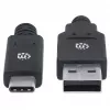 USB-C į USB-A laidas Manhattan 354974 2m vyriškas į vyrišką