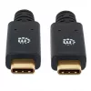 USB-C kabelis Manhattan USB315CC2M 2m vyriškas į vyrišką juodas