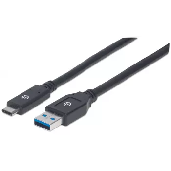 USB-C į USB-A laidas Manhattan 354981 3m, vyriškas į vyrišką