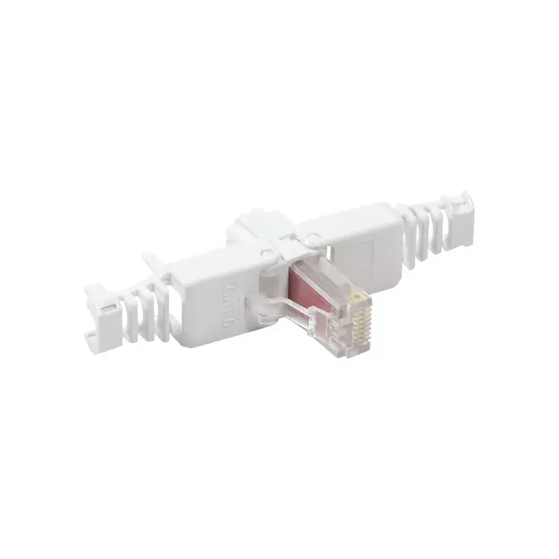LogiLink MP0025 RJ45 jungtis Cat.6 UTP kabeliui, be įrankių, balta