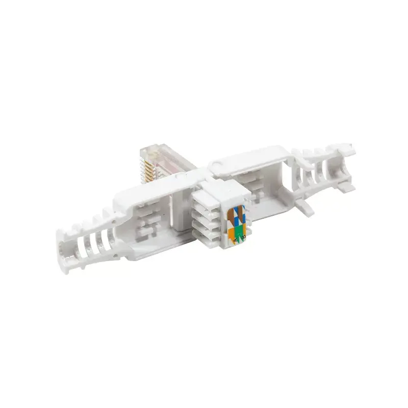 LogiLink MP0025 RJ45 jungtis Cat.6 UTP kabeliui, be įrankių, balta