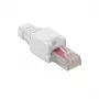 LogiLink MP0025 RJ45 jungtis Cat.6 UTP kabeliui, be įrankių, balta