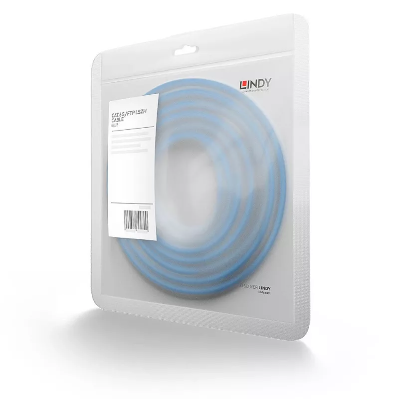 Lindy 45649 tinklo kabelis Mėlyna 20 m Cat6 S/FTP (S-STP)