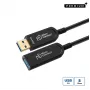 Microconnect MC-USB3.0AAF25AOP USB laidas USB 3.2 Gen 2 (3.1 Gen 2) 25 m USB A juodas