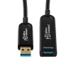 Microconnect MC-USB3.0AAF25AOP USB laidas USB 3.2 Gen 2 (3.1 Gen 2) 25 m USB A juodas