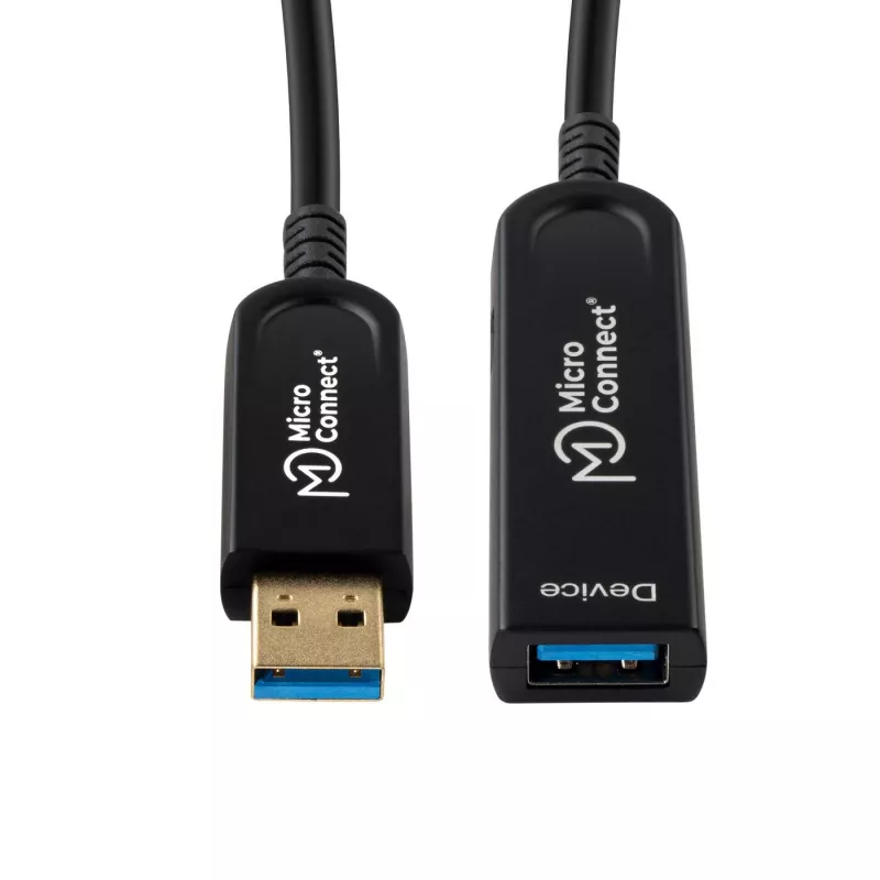 Microconnect MC-USB3.0AAF25AOP USB laidas USB 3.2 Gen 2 (3.1 Gen 2) 25 m USB A juodas