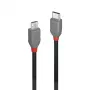 Lindy 3 m USB 2.0 C tipo – Micro-B laidas, Anthra Line