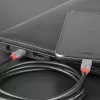 Lindy 3 m USB 2.0 C tipo – Micro-B laidas, Anthra Line
