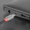 Lindy 3 m USB 2.0 C tipo – Micro-B laidas, Anthra Line