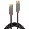 Prailginimo kabelis Lindy Anthra Line USB 3.2 A-A, 0,5 m, 5 Gbps