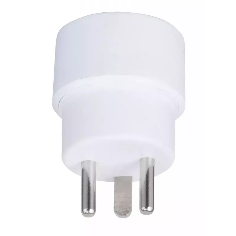 MicroConnect GRUPADK maitinimo kištuko adapteris K tipas (DK) į E tipą (FR) baltas