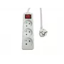 Maitinimo juosta MicroConnect MC-PSOO030150FRW 3 lizdai su atskirais įjungimo/išjungimo jungikliais