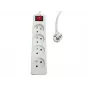 Maitinimo juosta MicroConnect MC-PSOO040150FRW 4 kištukiniai lizdai su atskirais jungikliais