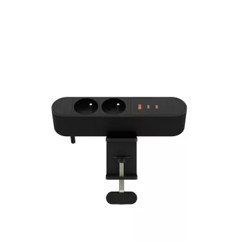 Darbastalio maitinimo blokas su 2 kištukiniais lizdais MicroConnect MC-MDPS-FR2-67W, 67W