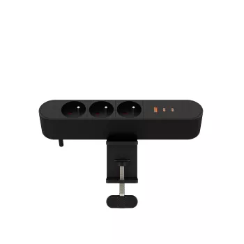 Darbastalio maitinimo lizdas MicroConnect MC-MDPS-FR3-67W – 3 kištukiniai lizdai, 67W