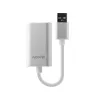 Lindy USB Type A į garso keitiklis, sidabrinis/baltas, 25 g