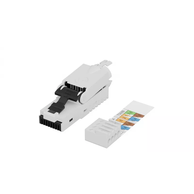 Lanview LVN125445-CAT6A-UTP RJ45 kištukas Cat6a kabeliams