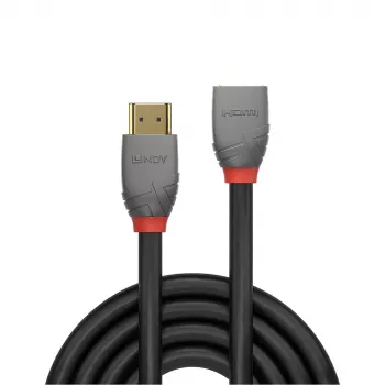 Lindy 2m aukštos spartos HDMI ilginimo laidas, Anthra Line