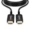 Hibridinis šviesolaidinis HDMI laidas Lindy 15 m, Ultra High Speed 48 Gbit/s, HDMI 2.1, paauksuotomis jungtimis, juodas
