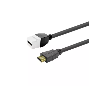 VivoLink PROKEYHDMIFM2W Baltas HDMI moteriškas Keystone įdėklas