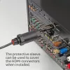HDMI kabelis Lindy 38527 10 m HDMI Type A vyriškas–vyriškas HDMI 2.1 48 Gbit/s auksuoti kontaktai juodas