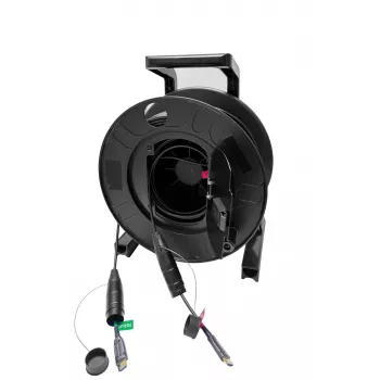 Vivolink PROHDMIOP100AM-DRUM HDMI laidas 100 m HDMI A tipo (standartinis) Juoda