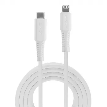 Lindy 0,5 m USB Type C į Lightning laidas, baltas