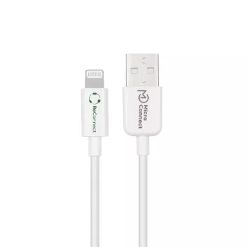 MicroConnect ECO-LIGHTNING0.5 Lightning laidas 0,5 m baltas USB A